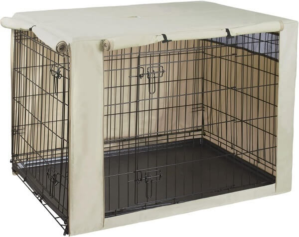 HiCaptain Polyester Durable Windproof Pet Kennel Cover: Reliable Protection for Your Wire Crate.