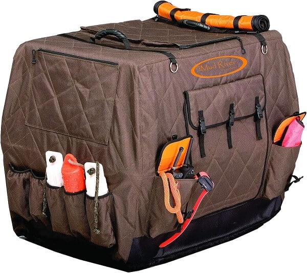 Mud River Dixie Insulated Kennel Cover: Comfortable Protection for Your Plastic Dog Kennel.