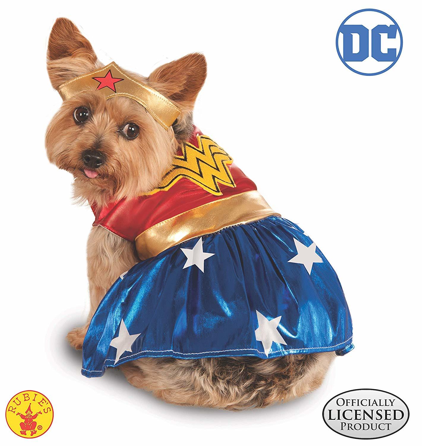 Rubies DC Comics Wonder Woman Dog Costume​​​​​