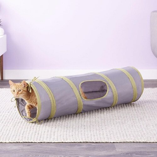 A great tube for cats to play and hide
