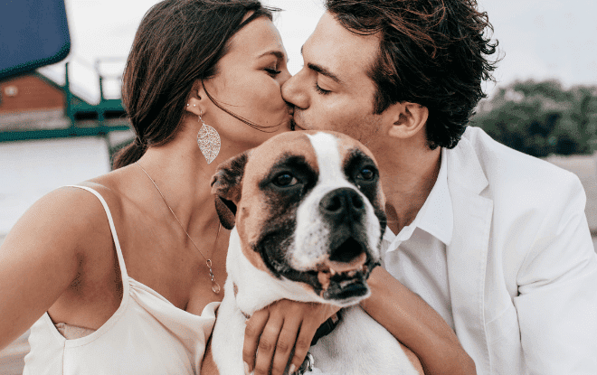 Dog friendly engagement places in USA for couples