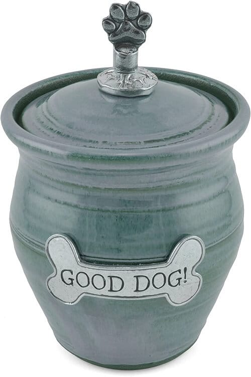 Oregon Stoneware Dog Treat Jar