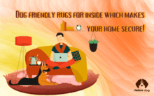 dog friendly rugs for living room washable in Home & Kitchen