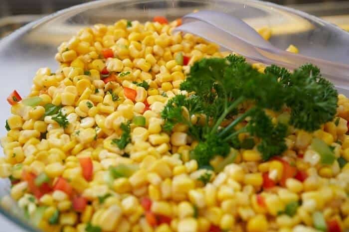 corn salad for dogs