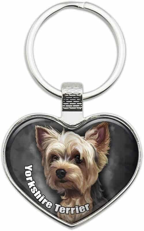 Yorkie Dog Pet Keychain