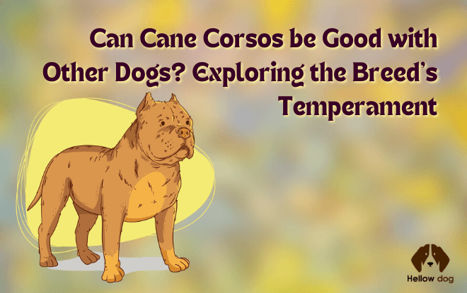 Do cane corsos get along with other dogs