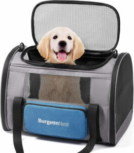 BurgeonNest Pet Carrier - A stylish and comfortable pet carrier for secure and convenient travel with your furry friend.